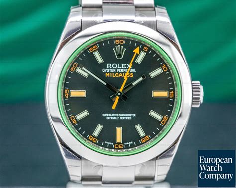 rolex milgauss crystal.